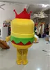 Festivalklänning Mat Hamburger Burger Props Mascot Kostym Halloween Jul Fancy Party Dress Cartoon Character Passvagn Karneval Unisex Vuxna Outfit