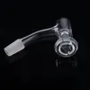 Accessoires pour fumeurs entièrement soudés sans soudureTerp Slurper Bord biseauté Pare-éclaboussures Quartz Banger Na Clous courbés transparents OD 20 mm 14/10 mm Joint mâle 45/90 degrés d'épaisseur 2 mm