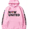 WAMNI Now United Print Hoodie Sweatshirts Men Women Pullover Unisex Harajuku Tracksui 210805