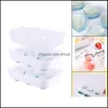 Bakeware Kitchen, Dining Bar & Garden2X Home Kitchen Ice Cube Tray Sile 6 Grids Mold Container With Lid Drinks Baking Mods Drop Delivery 202