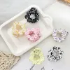 Mini Round Plastic Hair Claw For Women Girls Hair Clips Chic Barrettes Hairpins Small Fashion Hair Accessories