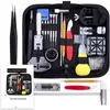 Kit di strumenti di riparazione 151 pezzi Kit orologio professionale Spring Bar Watch Band Link Pin Strumento di sostituzione della batteria con custodia per il trasporto263N