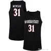 Nikivip San Diego State Aztecs College＃3 Aguek Arop Basketball Jerseys＃31 Nathan Mensah＃35 Joel Mensah Mensed Stitched Custom Any Number Name