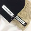 Knitted Hat for Women and Men Cap Beanies Headwear Fashion Simple Hip hop Knitting Letter Versatile Autumn and Winter Warm Hat Y21111