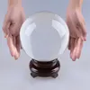 Artes y manualidades Envío desde EE. UU. Bola de feng shui de cuarzo asiático transparente raro de 200 mm Esfera de bola de cristal Decoración del hogar de moda Buena suerte 210728233p