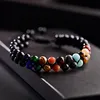 Eight Planets Universe Galaxy Solar System Guardian Star Natural Stone Beads Bracelets For Women Men Adjustable