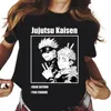 Heren t shirts heren t-shirts vrouw jujutsu kaisen yuji itadori manga print tops unisex korte mouw casual katoenen tee anime grafisch grafisch