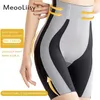 Meooliiisy Shapewear voor Dames Tummy Control Shorts Hoge Taille Panty Mid Dij Body Shaper Bodysuit Shaping Lady 211218