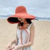 夏の新しい韓国ファッションビッグエッジビーチUV保護太陽折りたたみ式サンシェードhat9280400