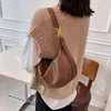 LEFTSIDE Vintage kleine PU lederen armspit crossbody tassen voor vrouwen 2021 hit winter designer dame schouder portemonnees en handtassen