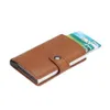 Męski identyfikator skórki Uchwyt karty kredytowej RFID Protector Portfel Portfel Clip Case7171255