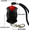Alarme d'autodéfense 130db pour les personnes âgées Filles Femmes Enfants Sécurité Protéger la sécurité personnelle Scream Loud Keychain avec boîte d'emballage au détail