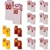 SJ NCAA College USC Trojans Basketball Jersey 21 Onyeka Okongwu 22 Drake London 23 Max Agbonkpolo 24 Brian Scalabrine Custom Stitched