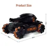 RC Car Big Size 4WD Tank RC Bomb Shooting Competitive Gesture Controlled Tank Remote Control Drift Car Adult Kids Toys 211029