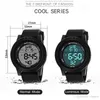 Simples moda relógio eletrônico luxo LED Digital Military Sport WristWatch Mens Silicone Strap Waterproof Watches Casual Relog