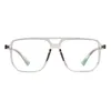 Mode solglasögon ramar män och kvinnor stora stora glasögon TR90 Lätt transparent full fälgglasögonram för receptbelagda Opti