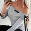 Damesblouses dames shirts vrouwen blouse eenvoudige dames slanke top kerst sexy tops elegante vrouw oversized retro vrouwelijke kleding