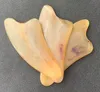 Raschietto Gua Sha di pecora naturale Piastra Guasha spessa per la cura del viso Massaggiatore Collo sottile Meridiano del corpo Raschiante Strumento di massaggio Prodotto di bellezza