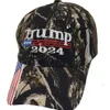 Nowy prezydent Donald Trump 2024 Kapelusz Kamuflaż Baseball Ball Czapki Kobiety Męskie Projektanci Snapback USA Flaga Maga Biden Letni Sun Visor EWB5894