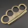 Metal Finger Tiger Brass Knuckle Duster Four Fingerg Martial Arts Fighting Iron Fist Ring Hands Clasp Hand Support Bodybuilding Self-defense Pocket Tools