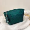 Matte Quasten Frauen Kosmetik Tasche Feste Große Kapazität Wasserdicht Waschen Reise Geschäfts Reise Tour Make-Up Lagerung Taschen Fällen