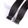 2021 Extensions de cheveux brésiliens 6d 150g Virgin Remy 05G 300 Strand Natural Black 100 Easy Wear Livraison rapide en Chine2357038