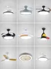 Ventilateurs de plafond Nordique Lumière De Luxe Ventilateur Lampe Chambre Moderne Minimaliste Salon Ventilador De Techo Décor À La Maison BC50