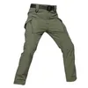 New Style Soft Shell Tactical Camouflage Pants Men Waterproof Military Cargo Fleece Pants Winter Warm Army Trousers H1223