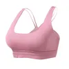 Abbigliamento da palestra 2021 Push Up Reggiseno da yoga senza cuciture da donna Fitness Imbottito antiurto Sport Bellezza Indietro Intimo incrociato Crop Top Abbigliamento sportivo