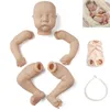 RSG Bebe Reborn Doll 17 Pouces Réaliste Nouveau-Né Reborn Bébé Levi Vinyle Non Peint Pièces De Poupée Inachevées DIY Kit De Poupée Vierge Q0910