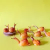 Dekorativa Objekt Figuriner Försäljning ~ 10st / Snigel / Doll Hus // Miniatyrer / Lovely Cute / Fairy Garden Gnome / Moss Terrarium Inredning / Hantverk / Bonsai / Fig