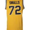 Nikivip Ship From US Biggie Smalls # 72 Bad Boy Notorious BIG Film Hommes Basketball Jersey Tous Cousus S-3XL Haute Qualité