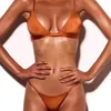 Damski Swimweear Solidne Bikini Set Sexy 9 Kolory Push Up Women Brazylijski strój kąpielowy Niska talia Biquini Halter Dwa kawałki kostium kąpielowy