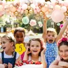 Parti Dekorasyonu 96pcs Gül Altın Pembe Lateks Balonlar Kız Diy Düğün Noel Dekorasyonları için Doğum Günü Set Doğum Günü