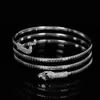 Coiled Snake Spiral Upper Arm Cuff Armlet Armband Bangle Bracelet Anklet Gift Charms Bangles Jewlery Q0719