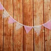 Party Decoration Pennant Banner Flags 3.2m POGRAph Home Decor Baby Shower Garland Happy Birthday Easter Cotton Bunting