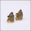 Sewing Notions & Tools Apparel Home Gold Finger Protector Needle Thimble Antique Ring Handworking Metal Stitching Diy Crafts Aessories Drop