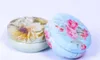 100pcs Floral Pastoral Iron Storage Tank Box Bins Cans Metal Round Coffee Tea Snacks Candy Tin Storage Container Decorbox BBB14390