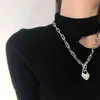 Jmyumi 925 sterling argento maglione collana ot fibbia accessori nuovo trendy elegante creativo amore cuore design gioielli partito Y1204