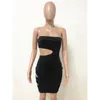 Casual Kleider Sommer Kleidung Loch Brust Wrap Stil Sexy Kleid Geburtstag Party Für Frauen Nachtclub Outfits Streetwear Y2k Großhandel