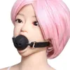 NXY Sex Anal toys 1Pc Silicone Gag Ball Soft Safer Toys For Couples Cosplay Exotic Accessories BDSM Oral Bondage Gear Fetish Open Mouth Balls 1202