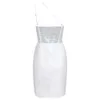 Ocstrade White Party Dress Arrival Sexy Bodycon Women Summer One Shoulder Night Club es Birthday Outfits 210527