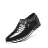 Men leather shoes color black white blue brown orange design mens trend casual sneakers size 39-45