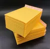 Enveloppes à bulles en papier kraft jaune, ensemble de 10 pièces sans égal, 90x130mm, emballage cadeau, Mailers2704168