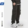 INFLAZIONE Pantaloni sportivi in pile spesso da uomo Pantaloni invernali larghi morbidi e morbidi in tinta unita 3249W 210715