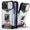 Hybrid Magnetic Car Ring Holder Kickstand Shockproof 3in 1 Phone Case For Google Pixel 6 pro 5A A