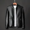 Men's Jackets Leather Jacket Bomber Motorcycle Men Biker PU Baseball Plus Size 7XL 2022 Fashion Causal Jaqueta Masculino J410