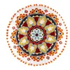 Capa de Almofada Estilo Marrocos Étnico Redonda Hippie Piso Boêmio Multicolor Mandala Bordado Floral Pufe Capa de Almofada