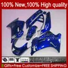 Bodywork OEM ل Kawasaki Ninja ZZR-250 Body 54HC.151 Metal Blue New ZZR 250 CC 1990 1991 1992 1993 1994 1995 1996 1997 1999 ZZR250 90 91 92 93 94 95 96 97 98 99 Fairing