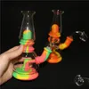 Faihahs Silikonowe Rury dla palących Bongs Dab Rig Papieros Tube Szklane Bong Suche Zioła Akcesoria Ręka Rura